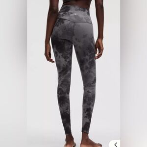 Lululemon Athletica Diamond Dye Pitch Grey Graphite Grey Leggings